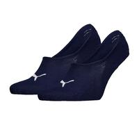 PUMA Unisex Footie 2P HIGH Cut, 35/ Navy - 39-42
