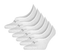 PUMA Unisex Füßlinge, 6er Pack - Footie, einfarbig Elfenbein EUR 35-38