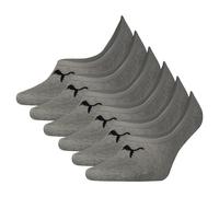 PUMA Unisex Füßlinge, 6er Pack - Footie, einfarbig Grau EUR 39-42