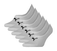 PUMA Unisex Füßlinge, 6er Pack - Footie, einfarbig Weiß EUR 39-42