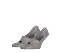 Puma Unisex Füßlinge Mid Cut Footie 2P 701225906-758 35-38 Middle Grey Melange