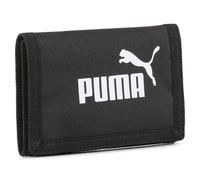 PUMA Unisex Geldbörse - Phase Wallet, Geldbeutel, Logo, einfarbig, 8x13x2 (HxBxT) Schwarz One size Schwarz