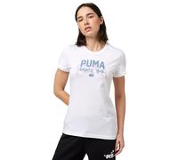PUMA Graphic Varsity T-Shirt Damen 02 - PUMA white L