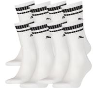 Puma 2P Crew Heritage Stripe Socks Weiß Gr 43/46