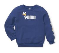 Puma Unisex-Kid-Sweatshirt aus Baumwolle mit Rundhalsausschnitt, Blazing Blue, 4-5 Y