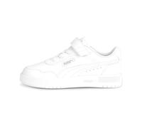 PUMA Unisex Kids' Fashion Shoes COURT ULTRA AC+ PS Trainers & Sneakers, PUMA WHITE-PUMA WHITE-PUMA SILVER, 32