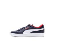 PUMA Unisex Kids' Fashion Shoes SMASH 3.0 L JR Trainers & Sneakers, PUMA NAVY-PUMA WHITE-FOR ALL TIME RED, 38.5