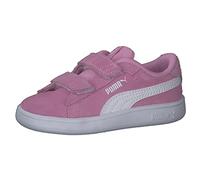PUMA Unisex Kids' Fashion Shoes SMASH 3.0 SD V INF Trainers & Sneakers, LILAC CHIFFON-PUMA WHITE, 21