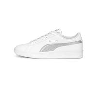 PUMA Kinder Freizeitschuhe Puma Smash v2 Metallics Jr PUMA WHITE-GLACIAL GRAY-PUMA S 38 (4065452670245)