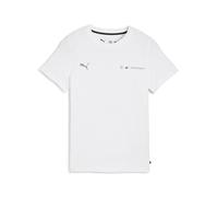Puma BMW M Motorsport ESS+ Logo T-Shirt Teenager Für Für Kinder | Mit Plain | White | Größe: 7-8Y White