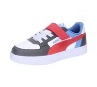 PUMA Unisex Kinder Caven 2.0 Block Ac+ Ps Turnschuhe, Cool Dark Gray Blue Skies Active Red, 34 EU