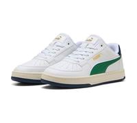 PUMA Unisex Kinder Caven 2.0 Retro Jr Sneaker, White Archive Green Warm White, 4.5 UK