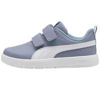 Puma Unisex Kinder Courtflex V3Sneaker, Grau Himmel Puma Weiß Ostseeblau, 32 EU
