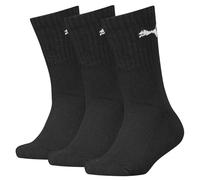 PUMA Unisex Kinder Crew Socken, Schwarz, 27-30 EU