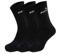 PUMA Unisex Kinder Elements Crew 6p Black Socke, Schwarz, 39-42