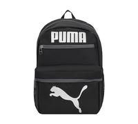 PUMA Unisex-Kinder Evercat Meridian Backpack Rucksäcke, schwarz/Silber, Einheitsgröße
