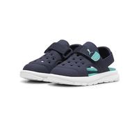 PUMA Unisex Kinder Evolve Sandal Ac Inf Slide-Sandalen, Puma Navy Sparkling Green Puma White, 23 EU