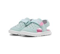 PUMA Unisex Kinder Evolve Sandal Ac Inf Slide-Sandalen, Turquoise Surf Fast Pink Puma White, 24 EU