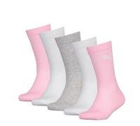 PUMA Unisex Kinder Junior Crew Sock, White/Pink, 31-34 EU