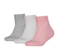 PUMA Unisex Kids Quarter Recycled Cotton Sock, Rose Water, 39/42 (3er Pack)