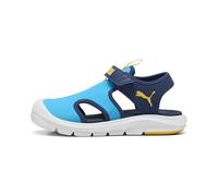 PUMA Unisex Kinder lustige Rennfahrer Sandalen mit Haken und Schleife, Speed Blue-Pelé Gelb, 33 EU