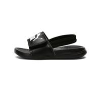 PUMA Unisex Kinder Popcat 20 Backstrap Ac Inf Slide-Sandalen, Puma Black Puma White, 24 EU