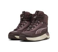 Winterboots PUMA "EVOLVE 20 BOOT PS", Mädchen, Gr. 31, braun (rich cocoa, powder pink, chocolate fondue), Synthetik, Schuhe Winterboots, Winterschuhe, Winterstiefel, Snowboots (46482534-31) rich cocoa