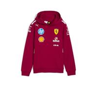 PUMA Unisex Kinder Puma Hoodie Team Scuderia Ferrari Hp 2025 Enfant Et Adolescent 110, Dark Cherry Red Kapuzenpullover