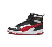 PUMA RBD Game Mid-Top Sneaker Kinder 08 - PUMA white/for all time red/PUMA black/gold 38