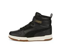 PUMA RBD Game WTR Jr, Unisex-Jugend Sneaker, PUMA Black-PUMA Black-PUMA Team Gold,