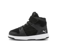 Puma Unisex-Kinder Rebound Layup Fur Sd V In Sneaker, Schwarz Black White 01