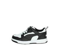 PUMA Rebound V6 Lo AC+ Sneaker mit Klettverschluss Kinder 01 - PUMA white/PUMA black 34