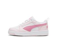 PUMA Unisex Kinder Rebound V6 Lo Ac Ps Turnschuhe, Puma White Fast Pink Whisp Of Pink, 28 EU