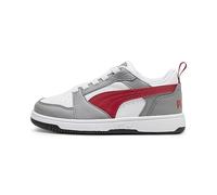 PUMA Unisex Kinder Rebound V6 Lo Ac Ps Turnschuhe, Stormy Slate Club Red Puma Black, 31 EU