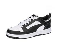 Sneaker PUMA "Rebound V6 Lo Sneakers Jugendliche" Gr. 36, schwarz-weiß (white black) Kinder Schuhe (46619243-36)