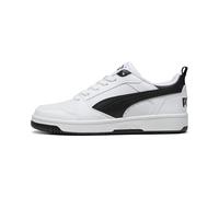 Puma Unisex Kinder Rebound V6 Lo Jr Sneaker, Puma White Puma Black Puma Black, 37 EU