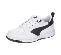 Puma Unisex Kinder Rebound V6 Lo Jr Sneaker, Puma White Puma Black Puma Black, 38.5 EU
