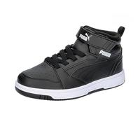 PUMA Unisex Kinder Rebound V6 Mid Wtr Ac+ Ps Sneaker, Black White, 29 EU