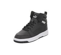 PUMA Unisex Kinder Rebound V6 Mid Wtr Jr Sneaker, Shadow Gray Puma Black Puma White, 39 EU