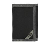 PUMA Unisex-Kinder Little Kids Rise Trifold Wallet Geldbörse, schwarz/grau, Einheitsgröße