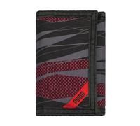 PUMA Unisex-Kinder Rise Trifold Wallet Reisezubehör-Dreifachgefaltete Brieftasche, rot/schwarz, Einheitsgröße