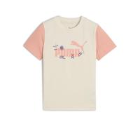 PUMA Unisex Kinder Sandy Adventures Tee Ps T-Shirts, Alpine Snow, 116 EU