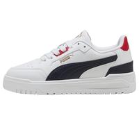 PUMA Kindersneaker Shuffle Downtown Lo Jr – Puma White/New Navy/For All Time Red – Gr. 4.5 UK