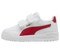 PUMA Unisex Kinder Shuffle Downtown Lo V Ps Sneaker, Puma Weißer Apfel PUMA Gold, 31 EU