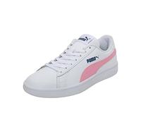 PUMA Unisex Kinder Smash V2 L Jr Sneakers, Puma White Prism Pink, 37.5 EU