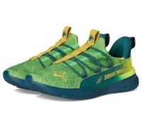 PUMA Unisex-Kinder Softride One4all Jurassic World Schlupfschuhe Sneaker, Yellow Alert-ocean Tropic-pelé Yellow, 4 Big Kid
