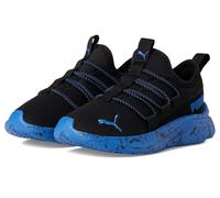 PUMA Unisex-Kinder Softride One4all Slip on Shoes Sneaker, Schwarz-Victoria Blue