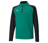 PUMA teamLIGA HalfZip Sweatshirt Kids Grün F05 gruen 176
