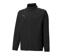 PUMA unisex-kinder Sweater, Puma Black-Puma White, 140