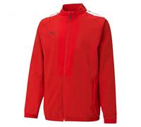 PUMA unisex-kinder Sweater, Puma Red-Puma White, 164